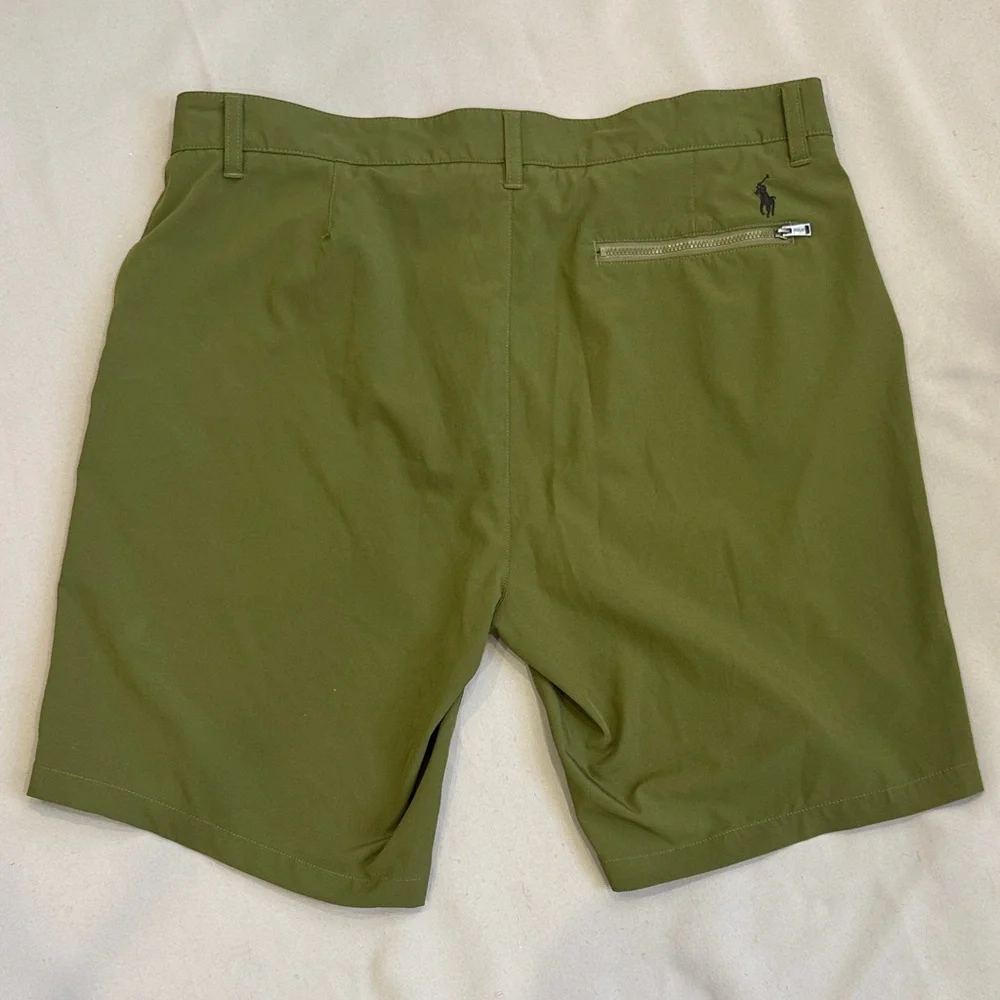 Polo Ralph Lauren 9.5” Swim Trunks | Size 34 | Olive Green | Tailored Swim Short